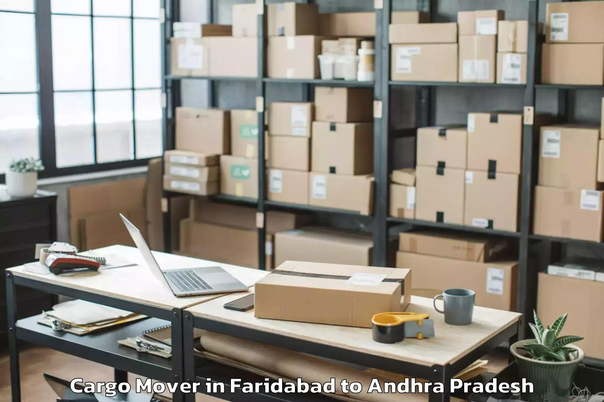 Get Faridabad to Kambhamvaripalle Cargo Mover